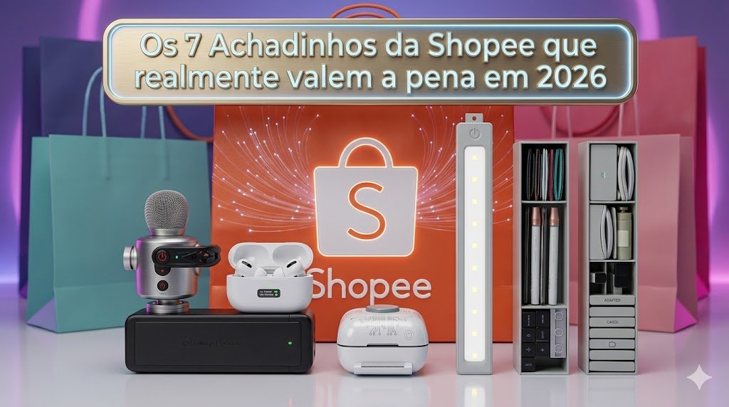 Os 7 Achadinhos da Shopee que Realmente Valem a Pena em 2026