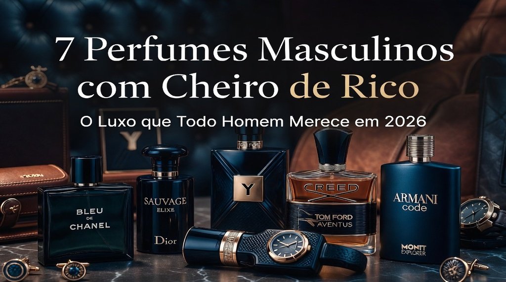 7 Perfumes Masculinos com Cheiro de Rico: O Luxo que Todo Homem Deveria Ter em 2026