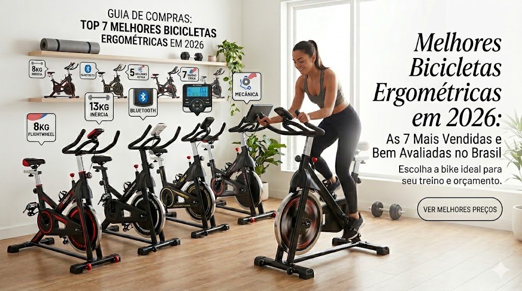 Melhores Bicicletas Ergométricas em 2026: As 7 Mais Vendidas e Bem Avaliadas no Brasil
