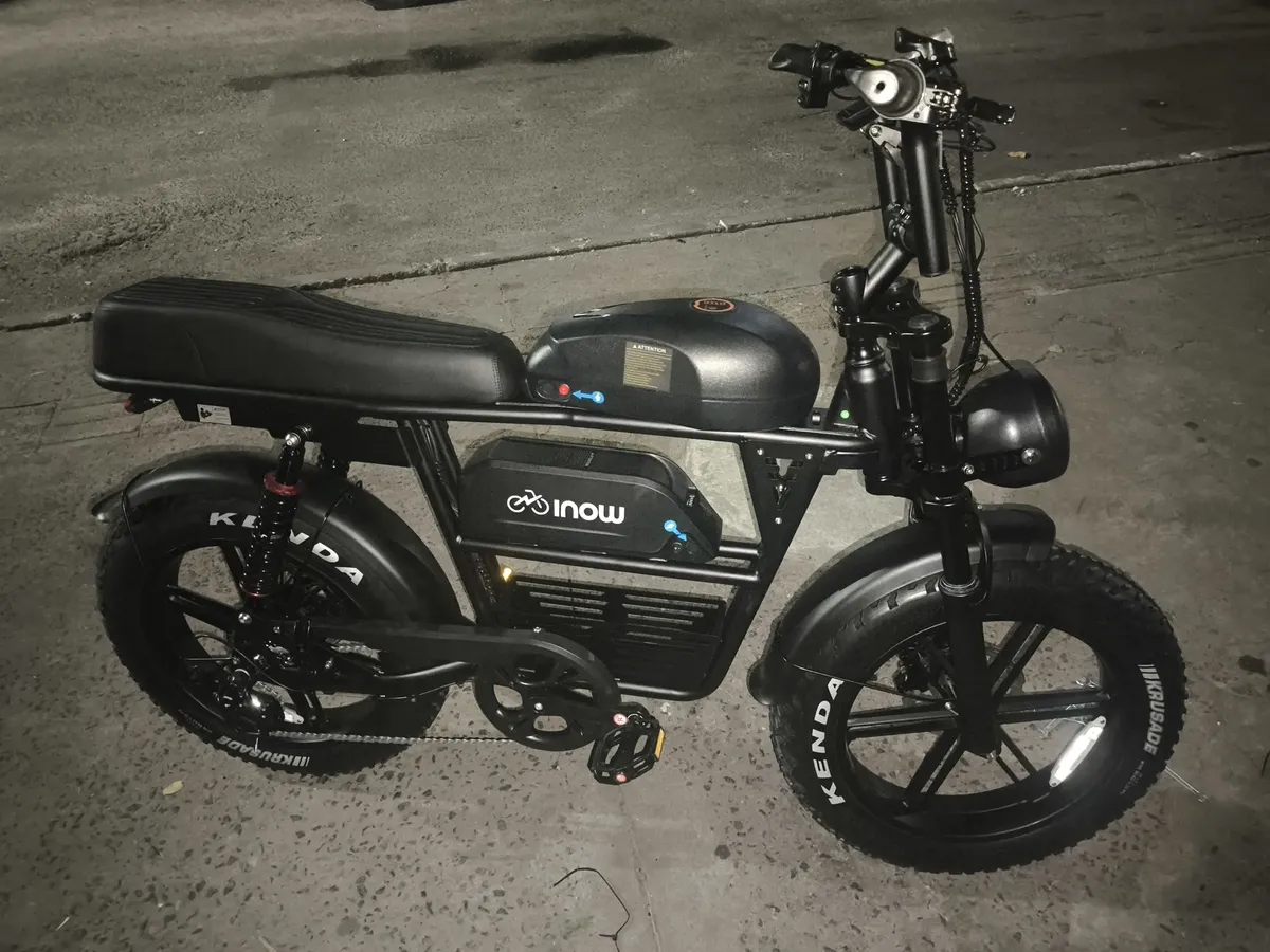 Bicicleta Eletrica Inow V35 1000w 120km Duas Baterias 32km/h