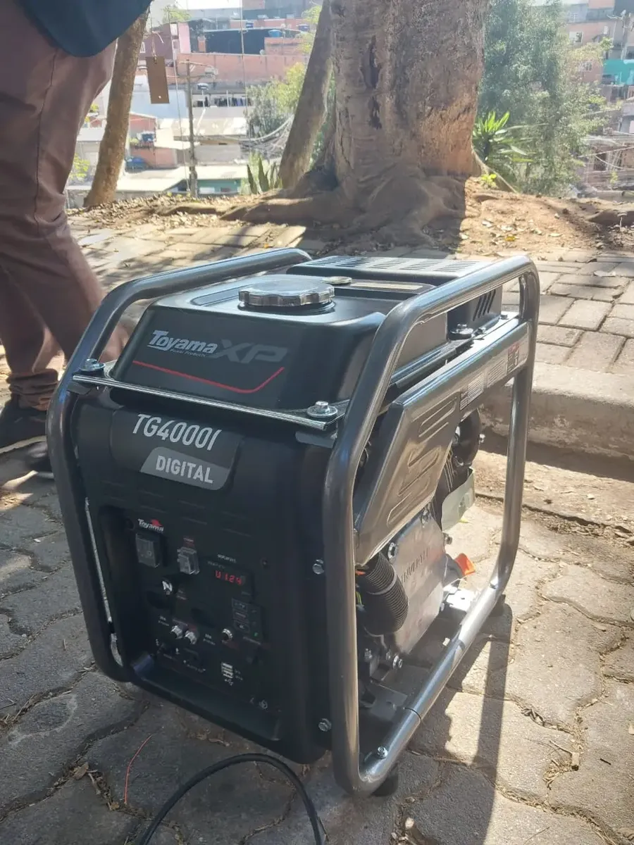 Gerador De Energia Inverter Gasolina Toyama (220V) Tg4000i 4kva 240V Digital Refrigerado a ar