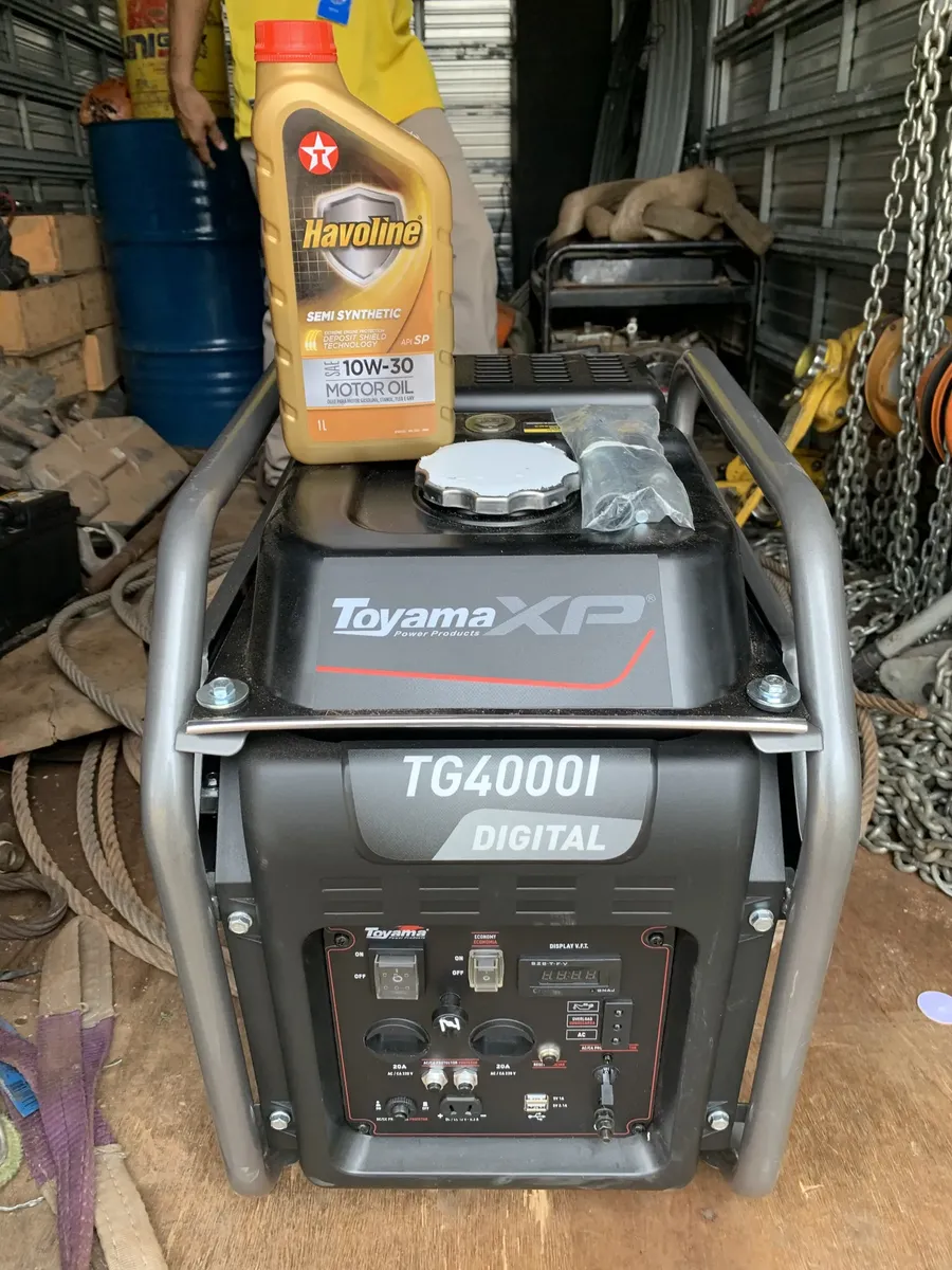 Gerador De Energia Inverter Gasolina Toyama (220V) Tg4000i 4kva 240V Digital Refrigerado a ar