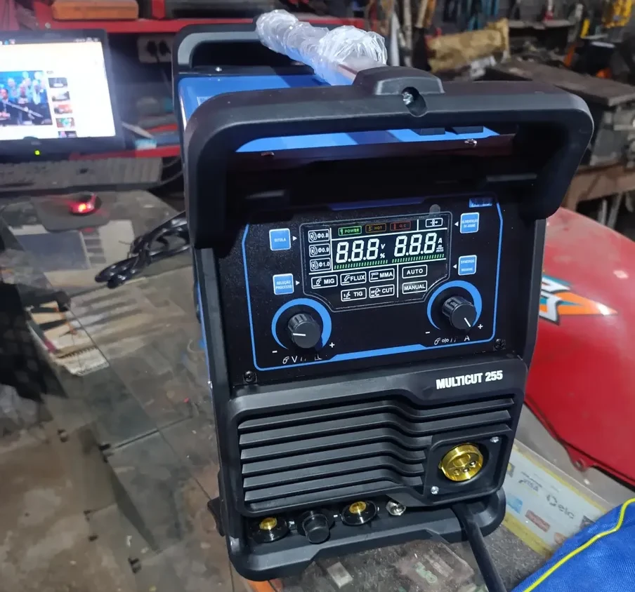 Inversora De Solda E Corte Multiprocesso 250a Mig, tig eletrodo e corte plasma 220V WWSoldas